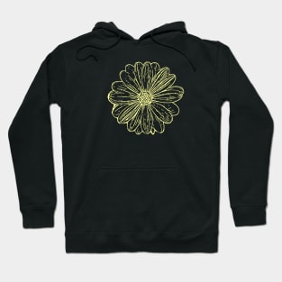 Sunflower Ink Print Hoodie